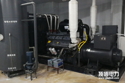 準備啟動上柴柴油發電機組