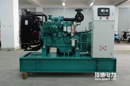 一臺(tái)750kW柴油發(fā)電機(jī)組工作小于100h，起動(dòng)排氣管有大量白煙